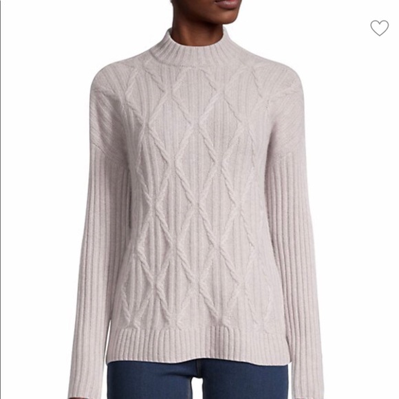 Saks Fifth Avenue | Sweaters | Saks Fifth Avenue Cableknit Cashmere Sweater  | Poshmark